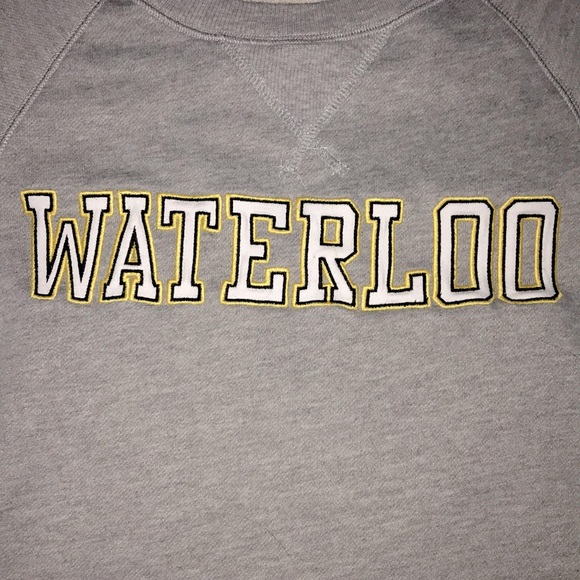 Waterloo University Cropped Crew Neck - Picture 4 of 4